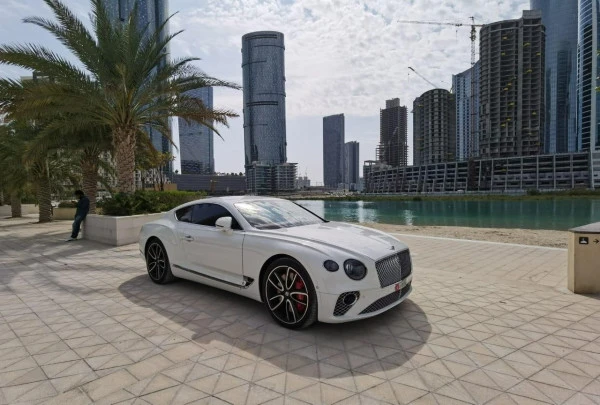  White Bentley Continental GT Photo 3
